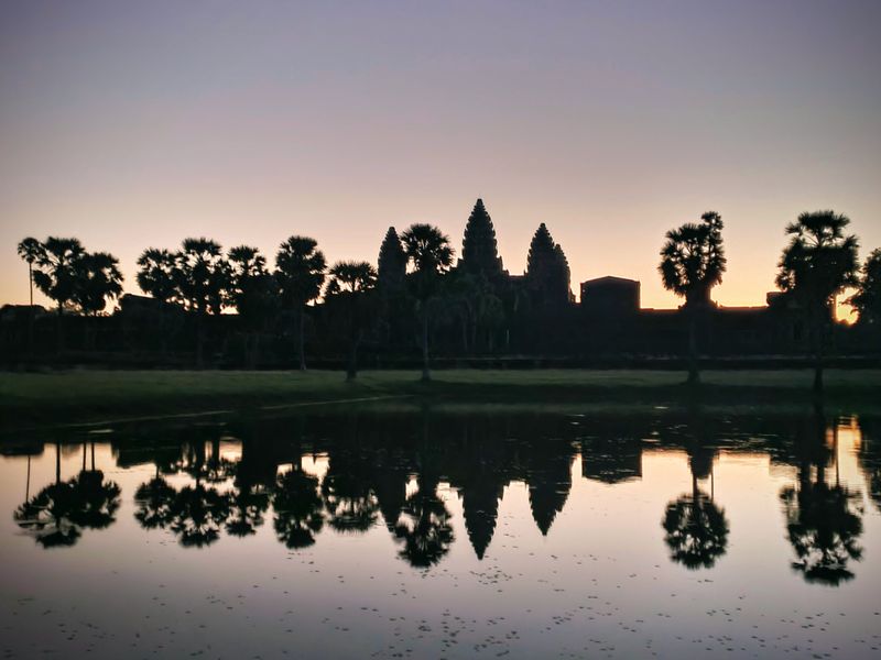 Lever de soleil sur Angkor Wat