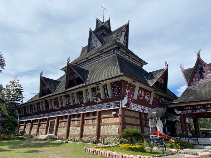 Eglise Batak à Berastagi