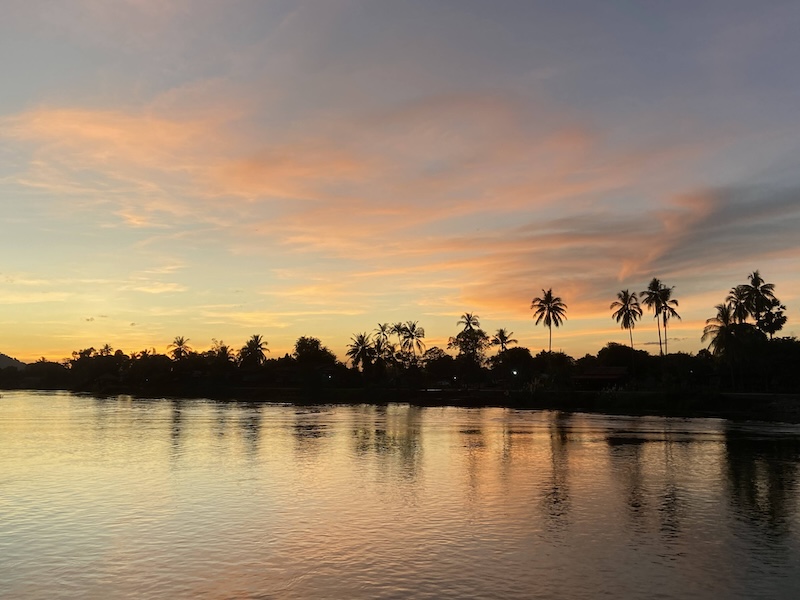 Coucher de soleil dans les 4000 îles