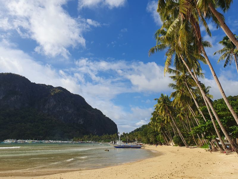 La plage d'El Nido
